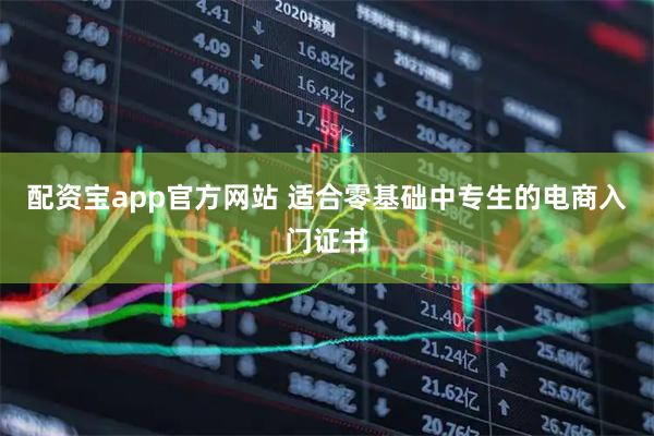 配资宝app官方网站 适合零基础中专生的电商入门证书